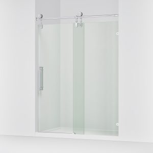 Artifacts 80-7/8" H sliding shower door with 3/8"-thick glass - K-701725-10L-CP