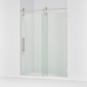 Artifacts 80-7/8" H sliding shower door with 3/8"-thick glass - K-701725-10L-SN