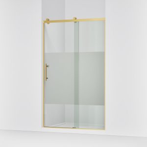 Rely 77" H sliding shower door with 3/8"-thick glass - K-702254-10G81-2MB