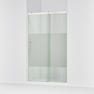 Rely 77" H sliding shower door with 3/8"-thick glass - K-702254-10G81-SHP