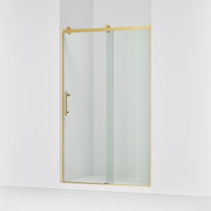 Rely 77" H sliding shower door with 3/8"-thick glass - K-702254-10L-2MB