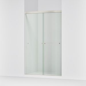 Revel Sliding shower door, 76" H x 44-5/8 - 47-5/8" W, with 5/16" thick Crystal Clear glass - K-707106-L-BNK