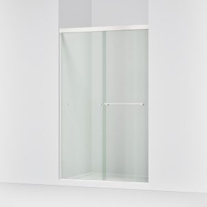 Revel Sliding shower door, 76" H x 44-5/8 - 47-5/8" W, with 5/16" thick Crystal Clear glass - K-707106-L-SHP