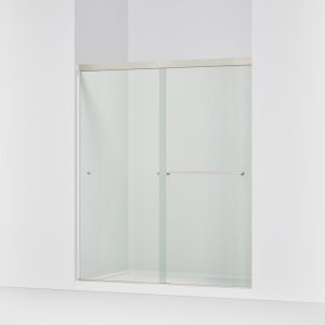 Revel Sliding shower door, 70" H x 56-5/8 - 59-5/8" W, with 5/16" thick Crystal Clear glass - K-707201-L-BNK