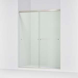 Revel 76" H sliding shower door with 5/16"-thick glass - K-707206-L-BNK