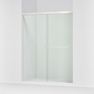 Revel 76" H sliding shower door with 5/16"-thick glass - K-707206-L-SHP