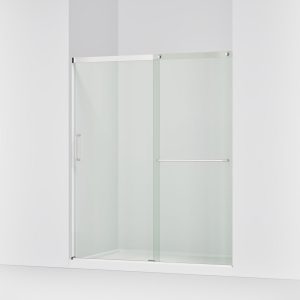 Elate Tall 75-1/2" H sliding shower door with 5/16"-thick glass - K-707615-8L-SH