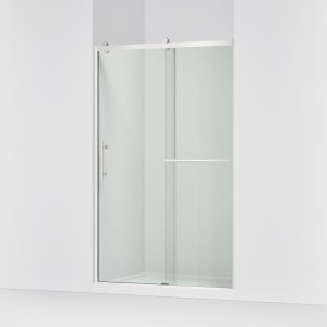 Rely 77" H sliding shower door with 3/8"-thick glass - K-709082-10L-SHP