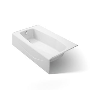 Villager 60" x 34-1/4" alcove bath, left drain - K-713-0