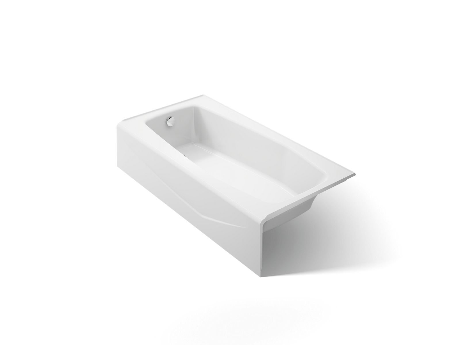 Villager 60" x 30-1/4" alcove bath, left drain - K-715-0