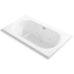 Memoirs 72" x 42" drop-in whirlpool bath - K-1418-JHC-0