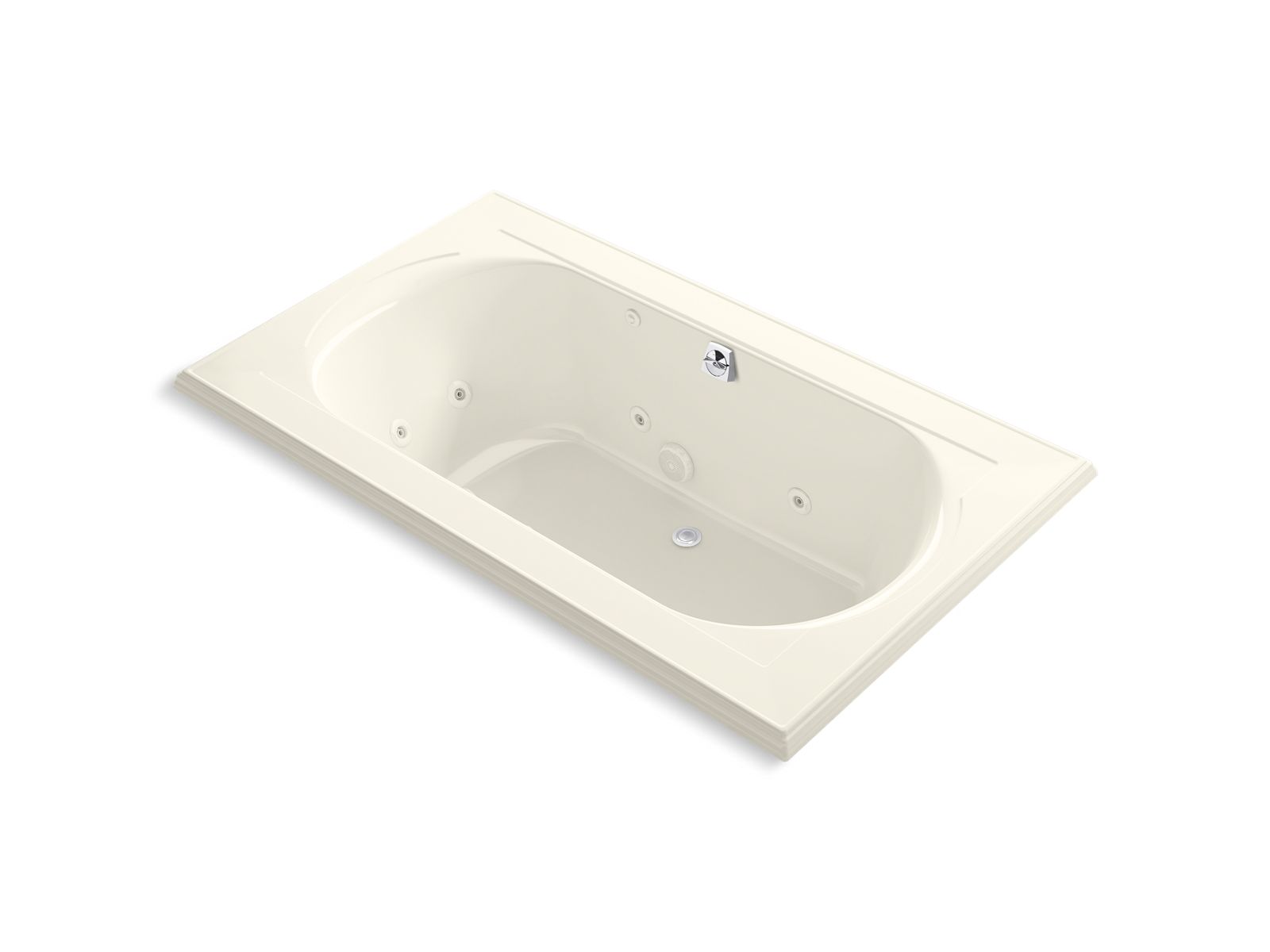 Memoirs 72" x 42" drop-in whirlpool bath - K-1418-JHE-96