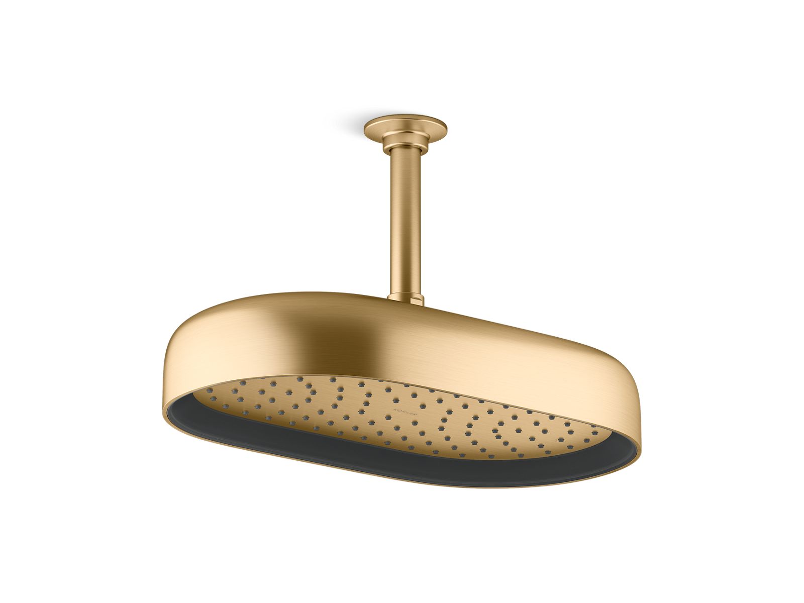 Statement Oblong 14" single-function rainhead, 2.5 gpm - K-26294-2MB