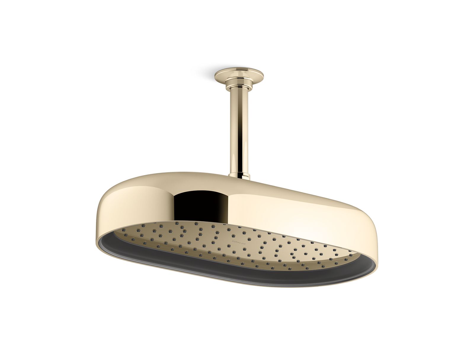 Statement Oblong 14" single-function rainhead, 2.5 gpm - K-26294-AF