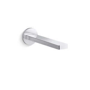 Composed Wall-mount touchless bathroom sink faucet with Kinesis sensor technology, AC-powered - K-123C36-SANA-CP