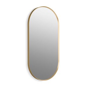 Essential 20" x 40" capsule framed mirror - K-26051-BGL