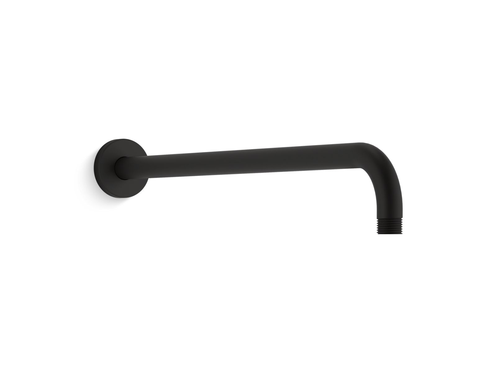 Statement 19" wall-mount single-function rainhead arm and flange - K-26307-BL