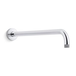 Statement 19" wall-mount single-function rainhead arm and flange - K-26307-CP