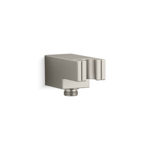 Statement Wall-mount handshower holder with supply elbow and check valve - K-26310-BN