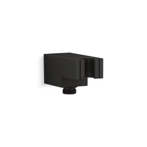 Statement Wall-mount handshower holder with supply elbow and check valve - K-26310-BL