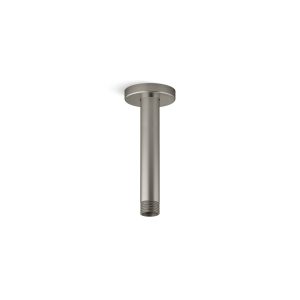 Statement 6" ceiling-mount single-function rainhead arm and flange - K-26320-BN
