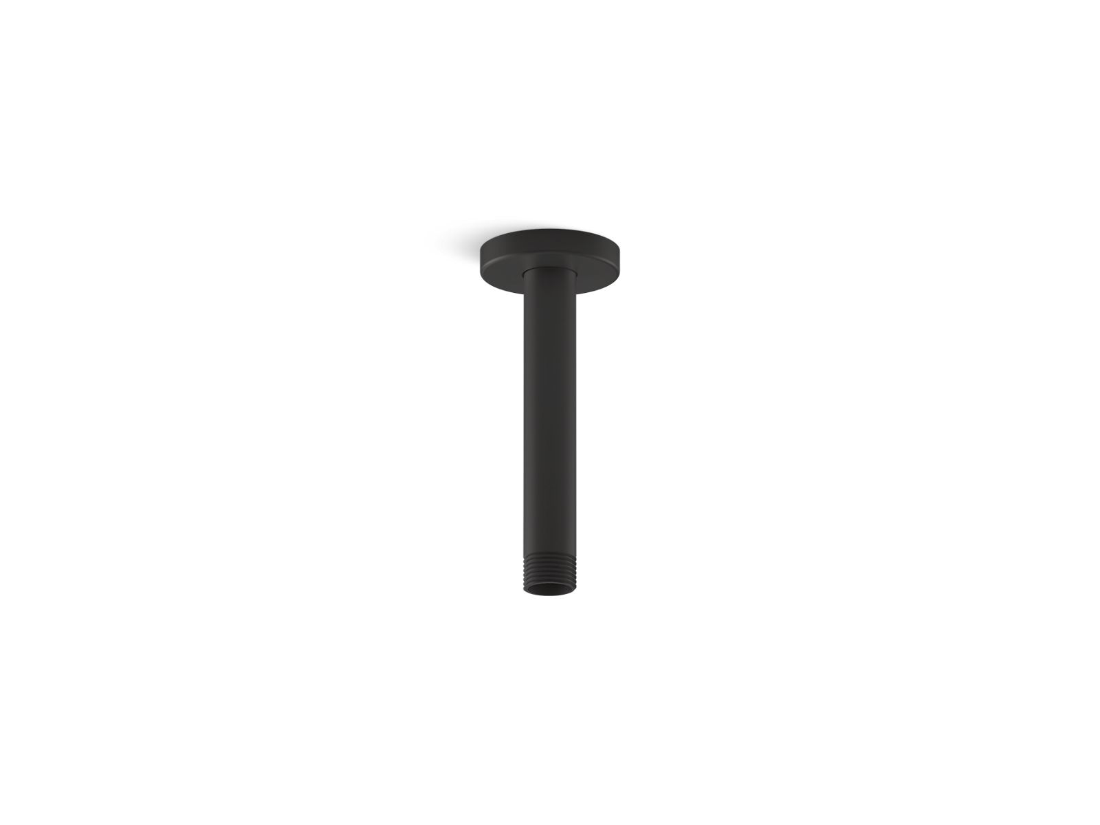 Statement 6" ceiling-mount single-function rainhead arm and flange - K-26320-BL