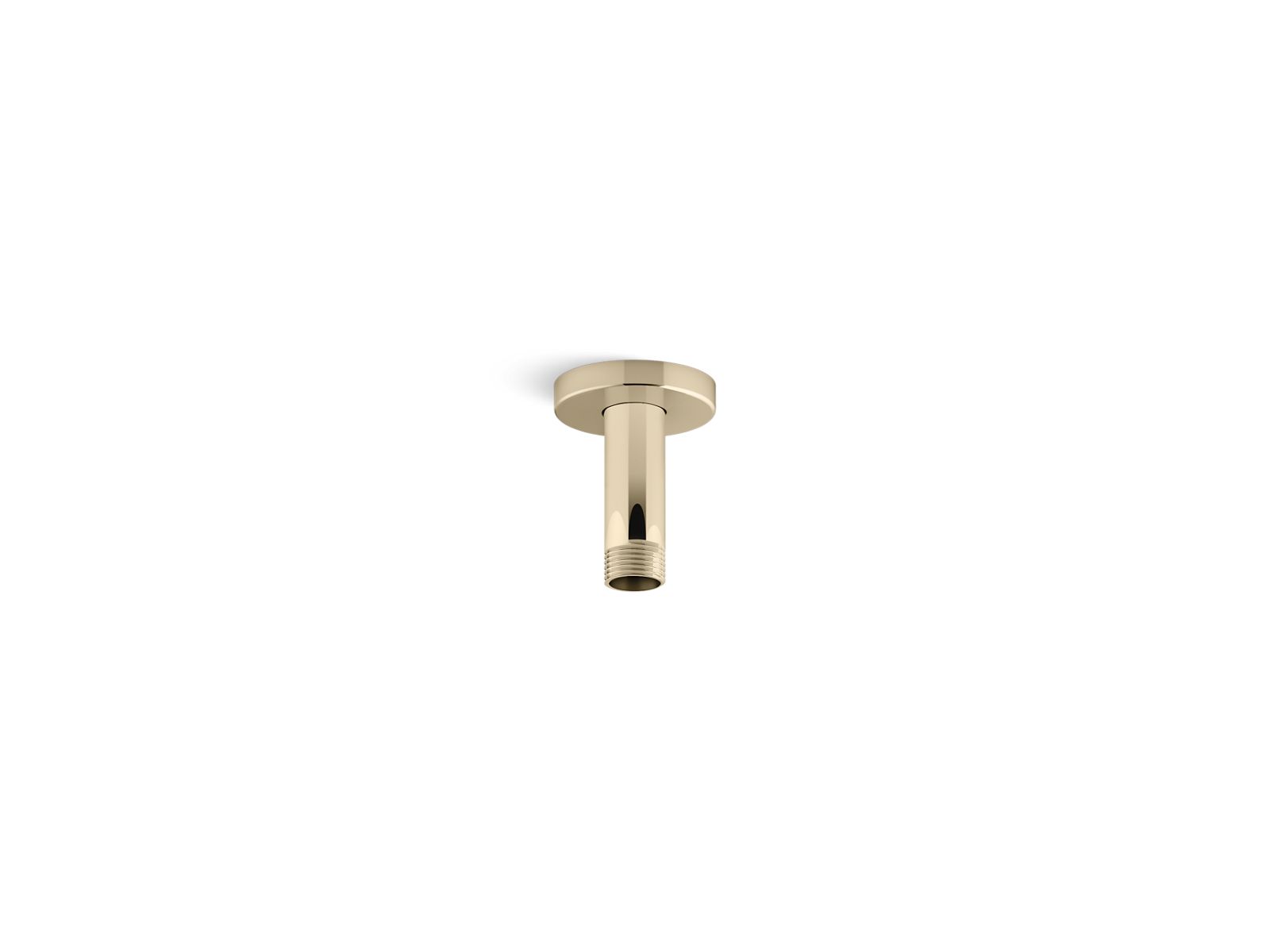 Statement 3" ceiling-mount single-function rainhead arm and flange - K-26319-AF