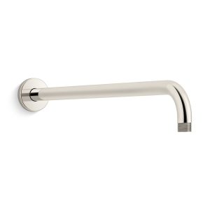 Statement 19" wall-mount single-function rainhead arm and flange - K-26307-SN