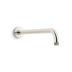 Statement 15-1/2" wall-mount single-function rainhead arm and flange - K-26322-SN