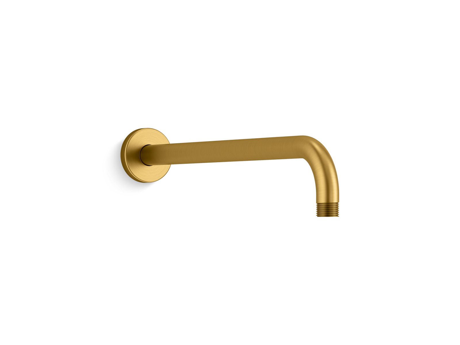 Statement 15-1/2" wall-mount single-function rainhead arm and flange - K-26322-2MB