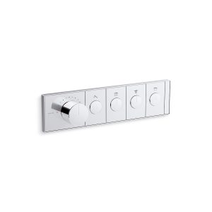 Anthem Four-outlet recessed mechanical thermostatic valve control - K-26348-9-CP
