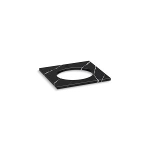 Silestone 25" quartz vanity top with oval cutout - K-28247-EMQ