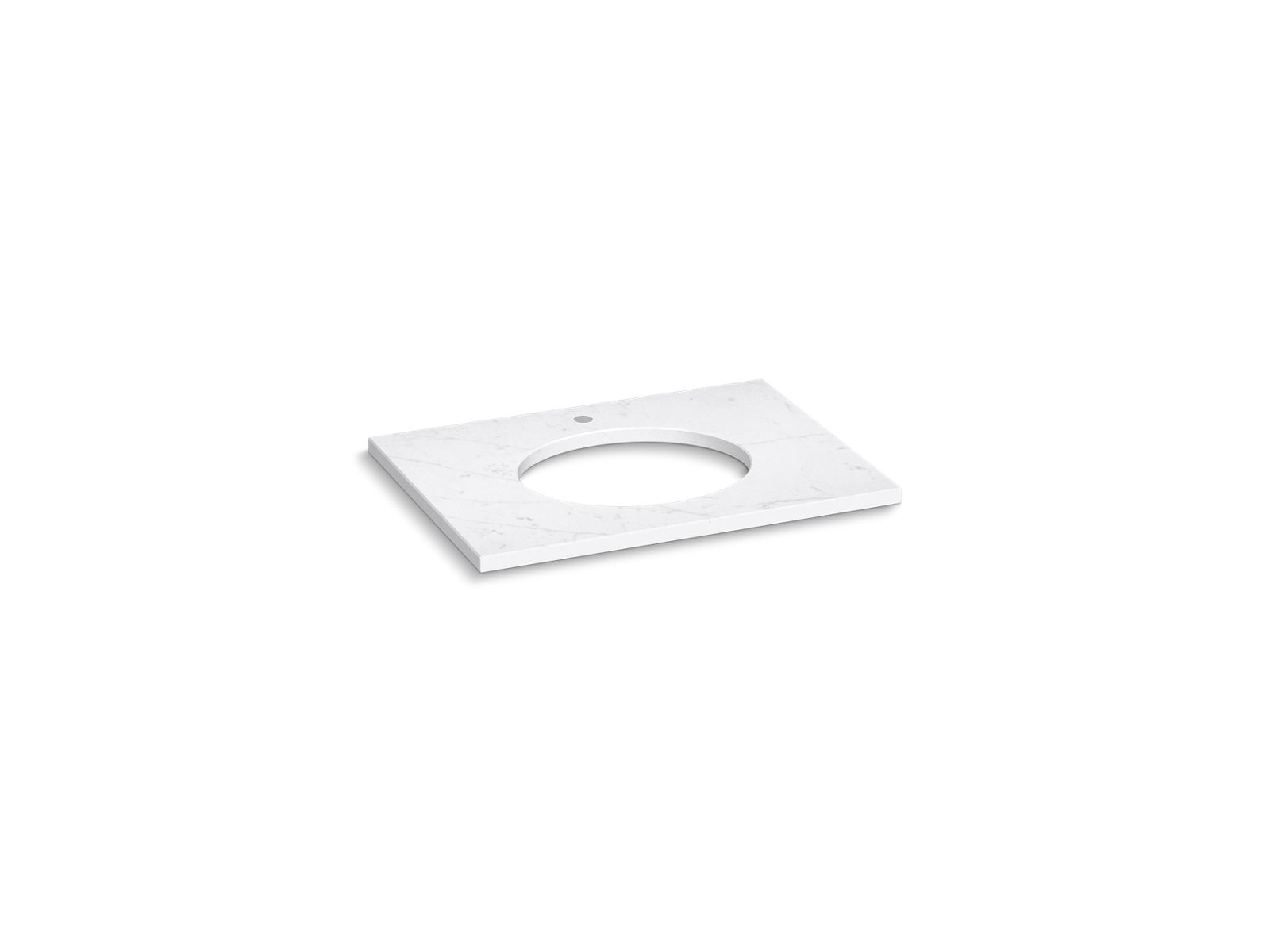Silestone 31" quartz vanity top with oval cutout - K-28249-EST