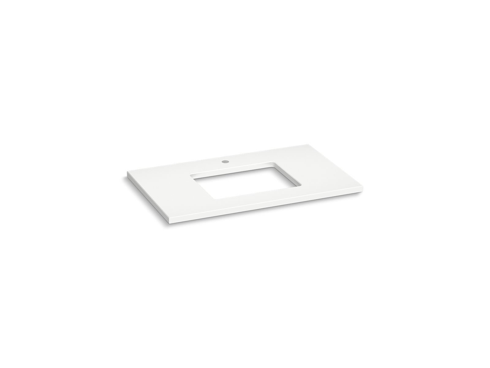 Silestone 37" quartz vanity top with rectangular cutout - K-28250-MMW