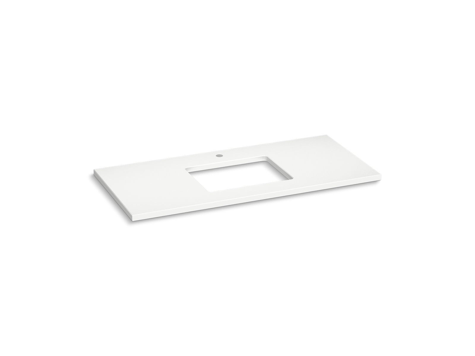 Silestone 49" quartz vanity top with rectangular cutout - K-28253-MMW