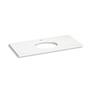 Silestone 49" quartz vanity top with oval cutout - K-28254-MMW