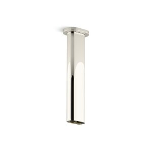 Statement 10" ceiling-mount two-function rainhead arm and flange - K-26326-SN
