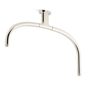 Statement Ceiling-mount single-function dual rainhead arm - K-26305-SN