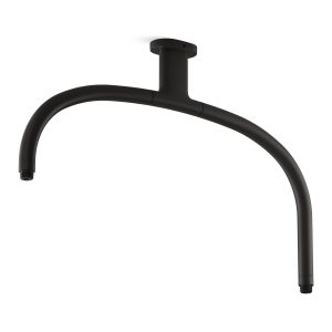 Statement Ceiling-mount single-function dual rainhead arm - K-26305-BL