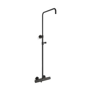 Occasion Two-way exposed thermostatic valve and shower column kt - K-27031-9-BL