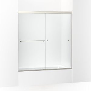 Revel 62" H sliding bath door with 5/16"-thick glass - K-707002-L-BNK