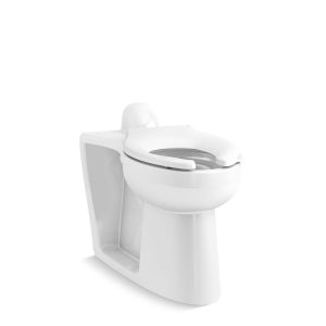 Modflex Adjust-a-Bowl Floor-mounted rear spud flushometer bowl - K-25044-SS-0