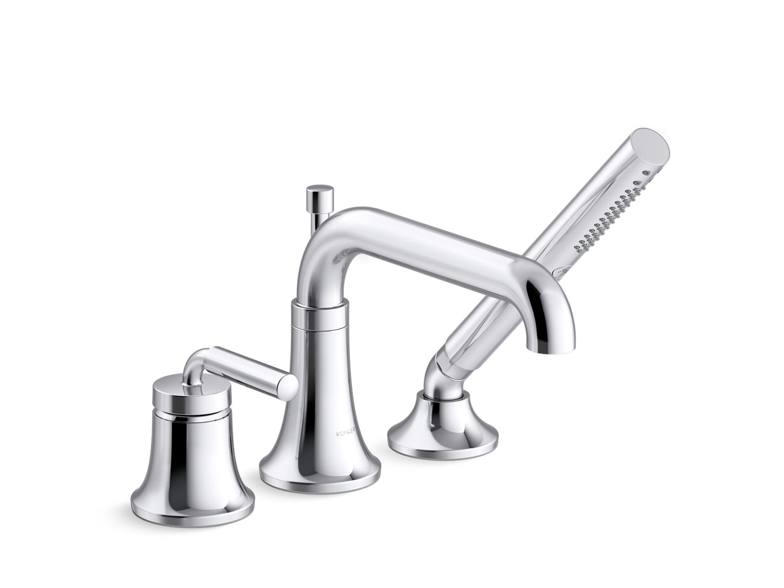 Tone Deck-mount bath faucet with handshower - K-26441-4-CP