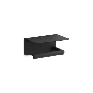 Kumin Covered horizontal toilet paper holder - K-29221-BL