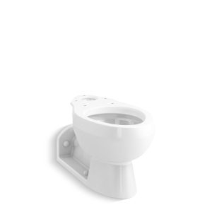 Barrington Elongated rear outlet toilet bowl with antimicrobial finish, less seat - K-4327-SS-0