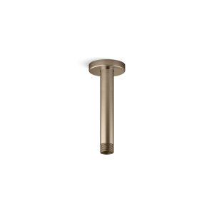 Statement 6" ceiling-mount single-function rainhead arm and flange - K-26320-BV