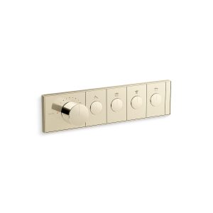 Anthem Four-outlet recessed mechanical thermostatic valve control - K-26348-9-AF