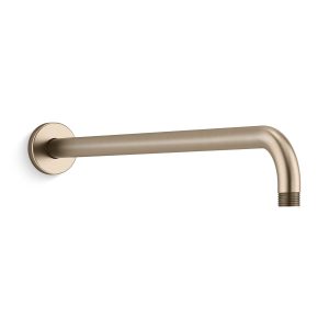 Statement 19" wall-mount single-function rainhead arm and flange - K-26307-BV