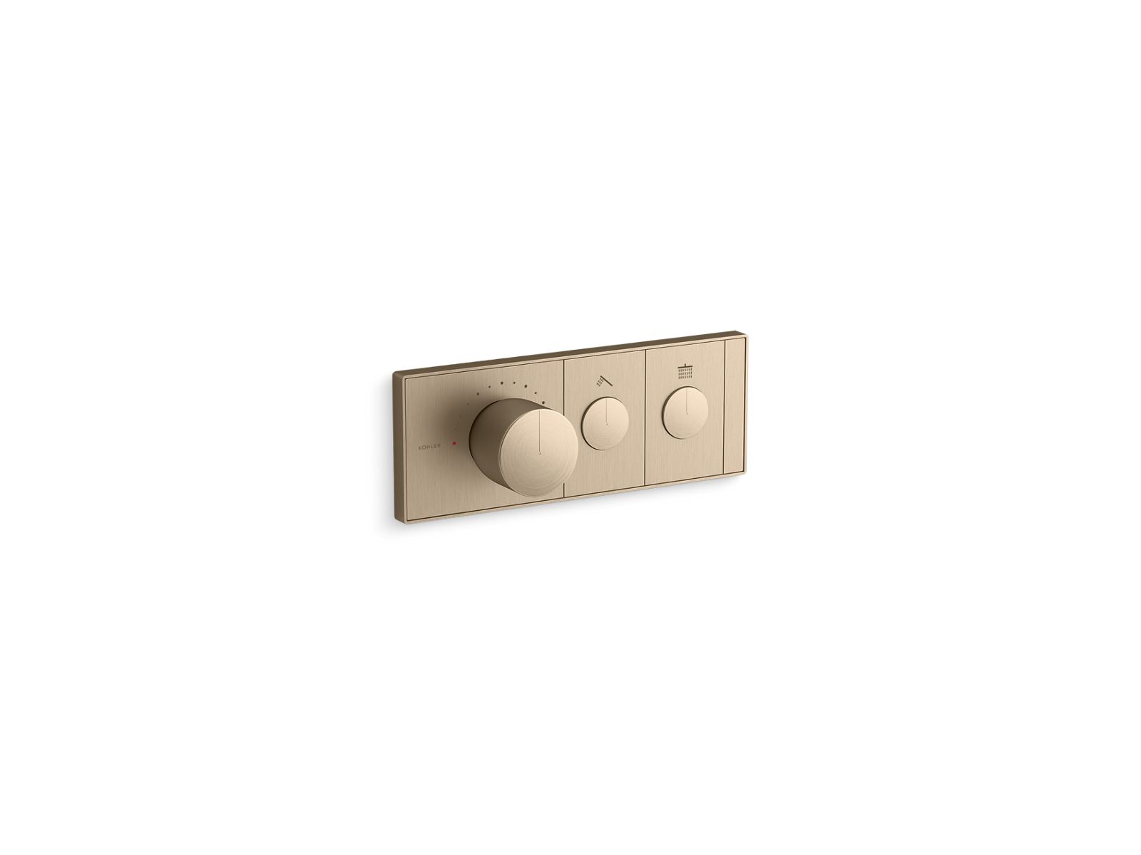 Anthem Two-outlet recessed mechanical thermostatic valve control - K-26346-9-BV