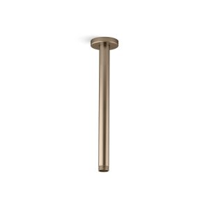 Statement 12" ceiling-mount single-function rainhead arm and flange - K-26321-BV